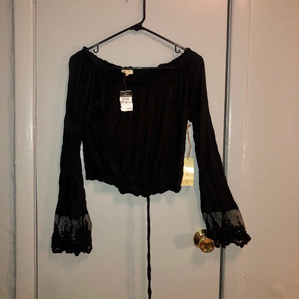 Off the shoulder top!